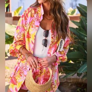 Vici Dolls Tropical Button Down
